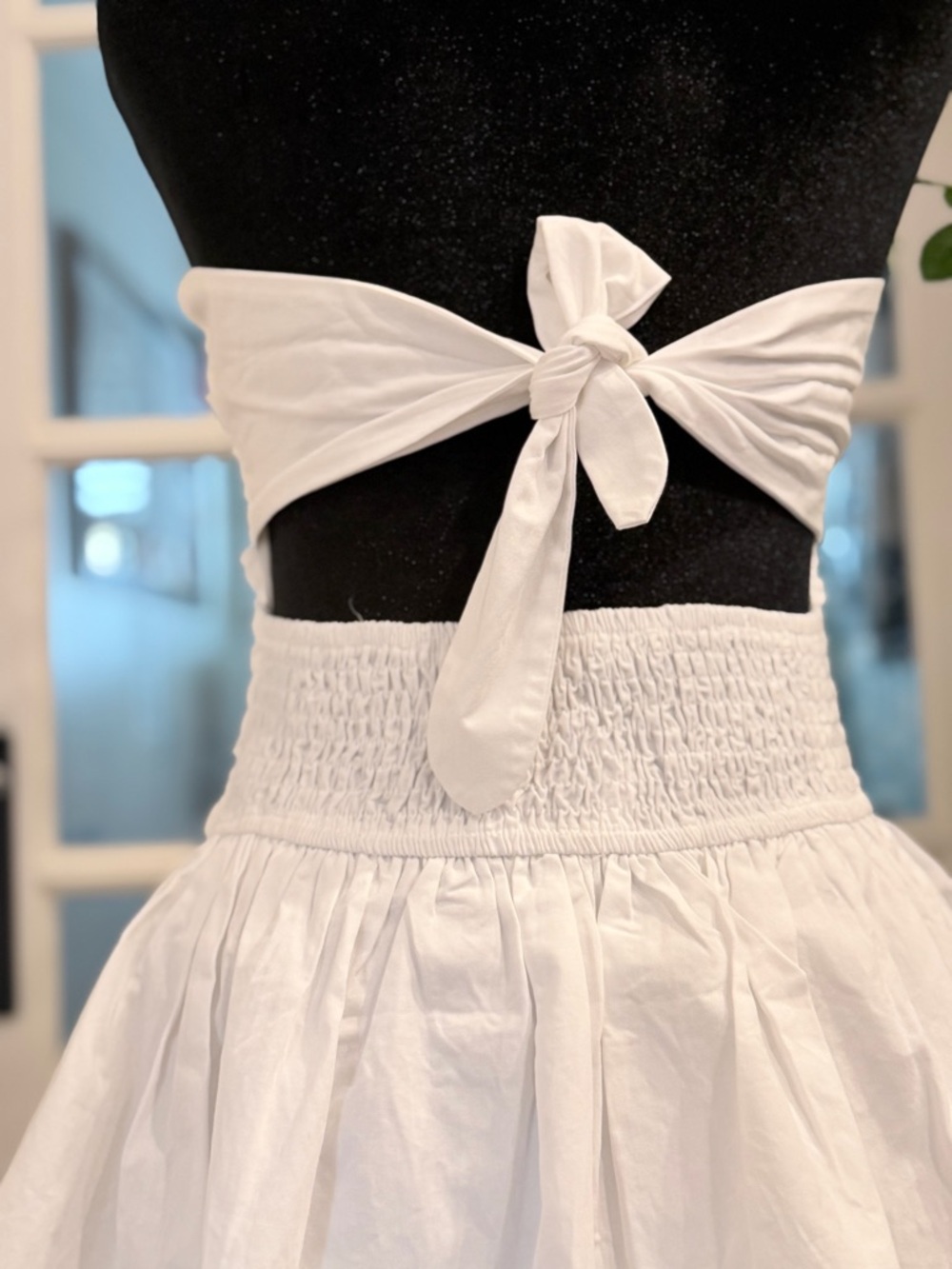 ILLA ILLA White Ruched Strapless Dress - Picture 3 of 9